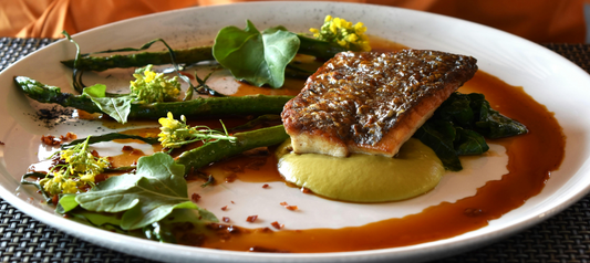 One-Pan Spicy Cajun Salmon with Roasted Asparagus